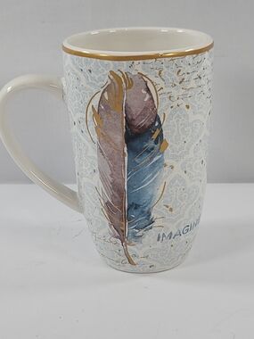 Certified International Feather Indigold Tall Coffee Mug